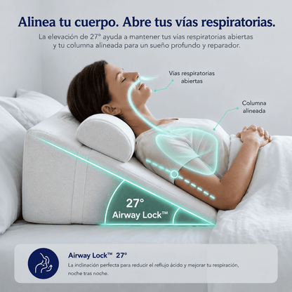 Noctis 2.0™ – Almohada Antirreflujo y Antirronquidos